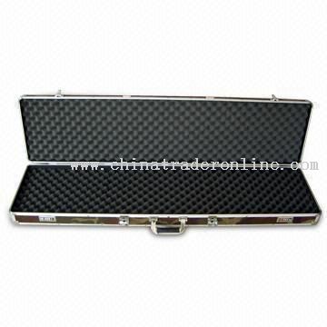 Gun Case with Aluminum Strip and Camouflage Cloth